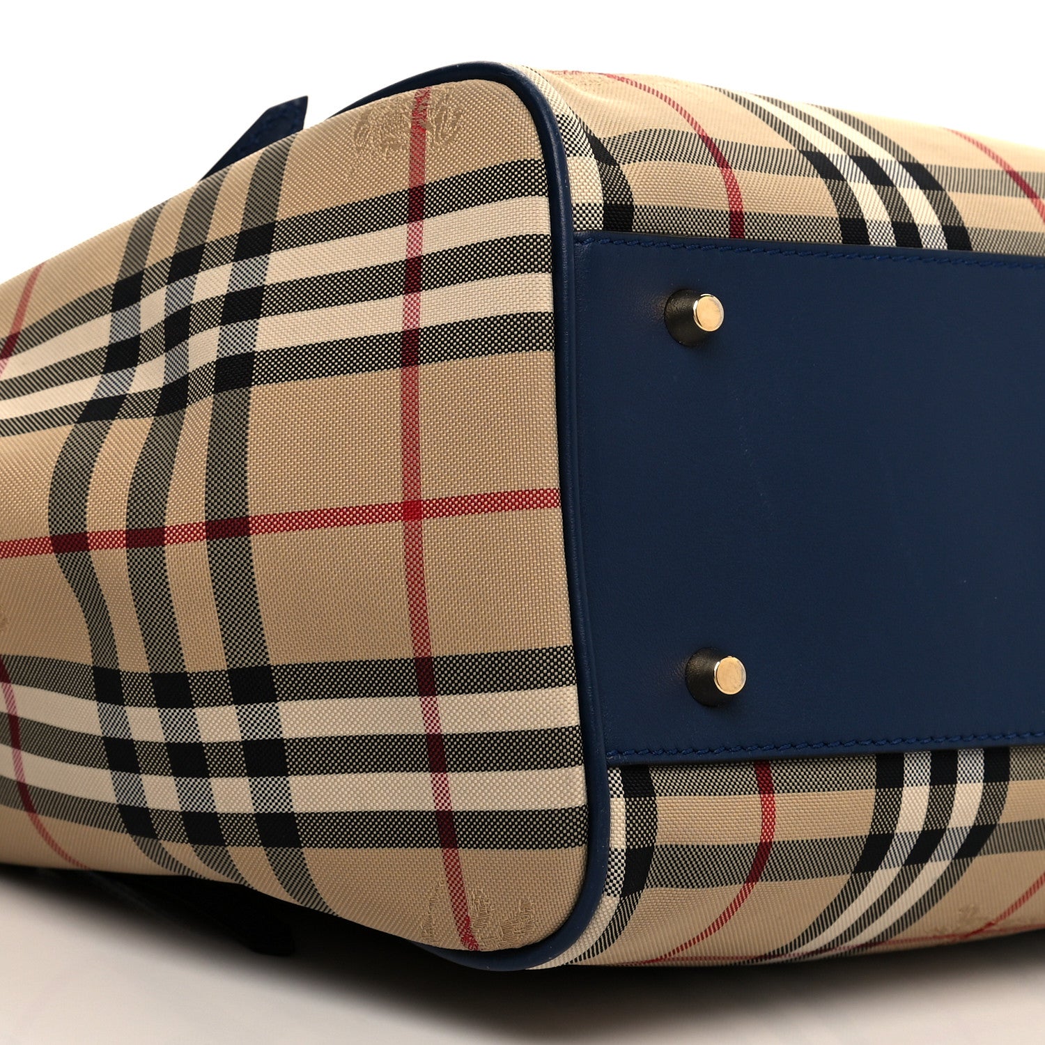 Burberry House Check Small Canterbury Tote Navy 8 of 9