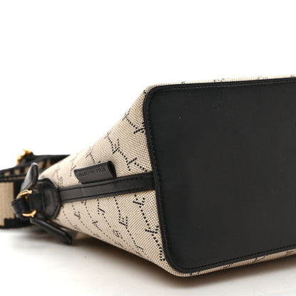 Stella McCartney Monogram Canvas Stella Logo Zip Shoulder Bag Neutral 7 of 9