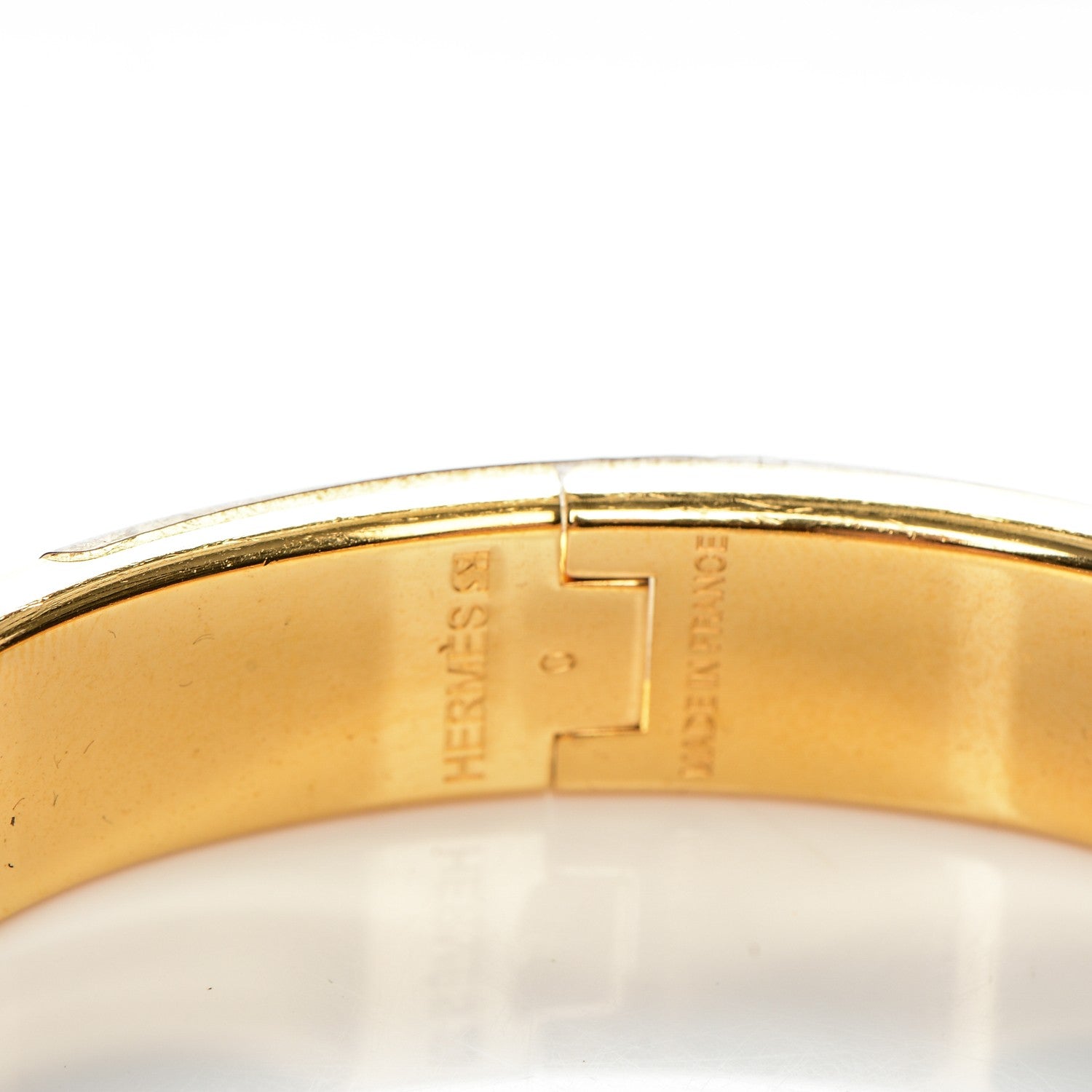 Hermes Enamel Narrow Clic Clac H Bracelet PM Black 4 of 4