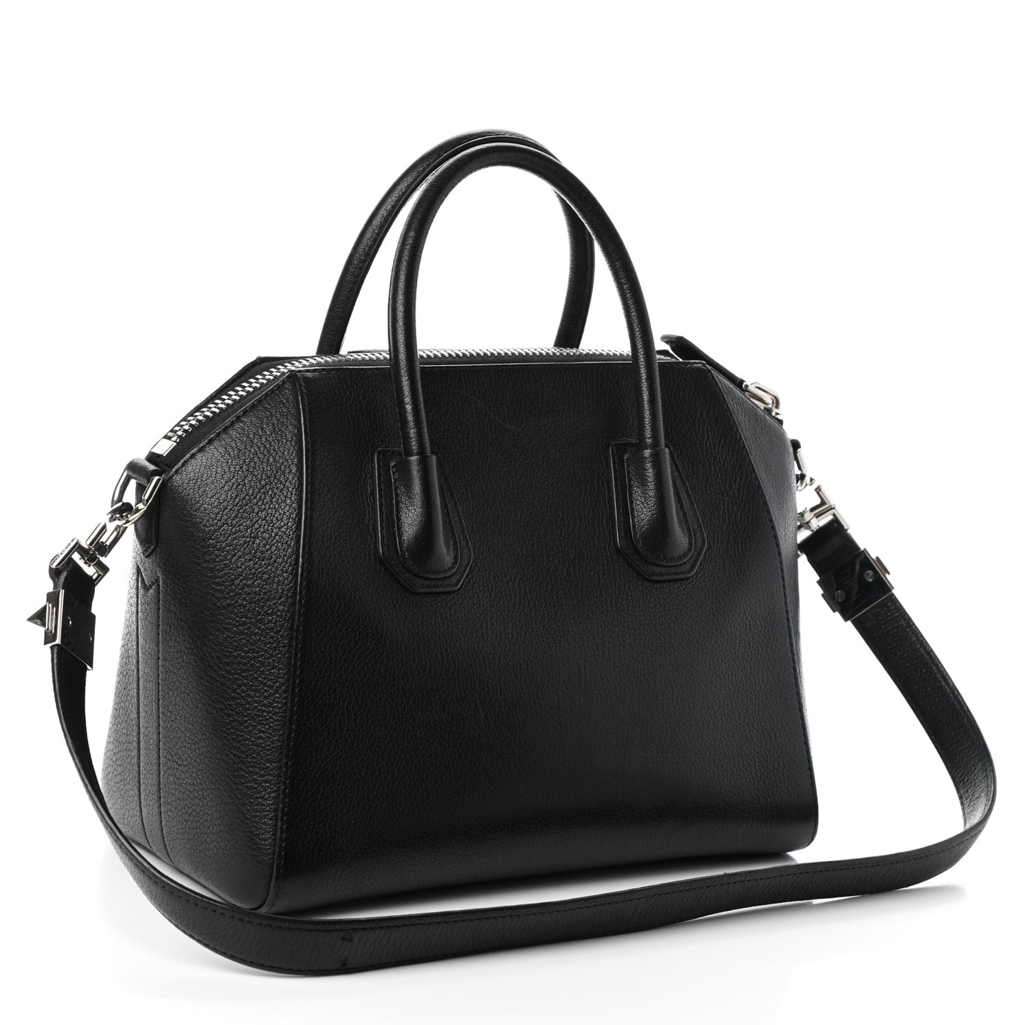 Sugar Goatskin Small Antigona Black