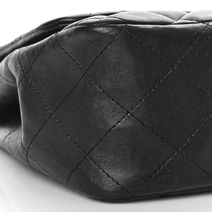 Chanel Lambskin Quilted Jumbo Single Flap Black 7 of 10
