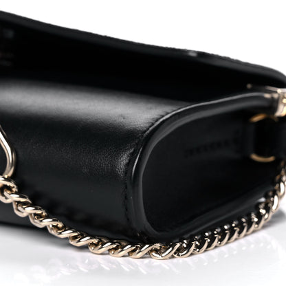 Chloe Suede Calfskin Mini Faye Shoulder Bag Black 10 of 14