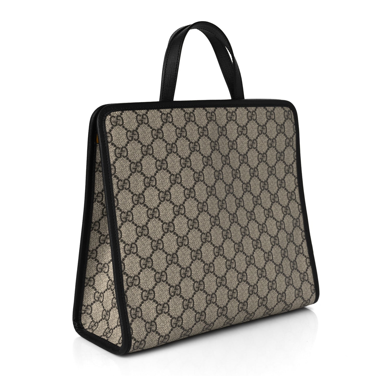 GG Supreme Monogram Childrens Chick Tote Black
