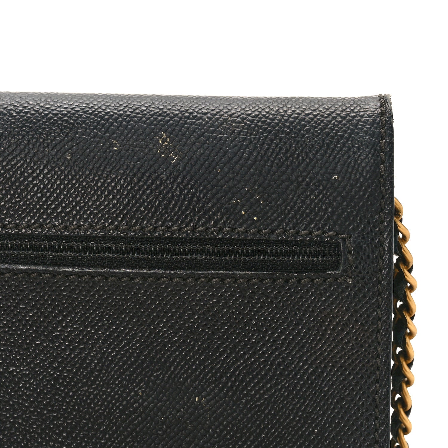 Chanel Caviar CC Wallet on Chain WOC Black 10 of 16