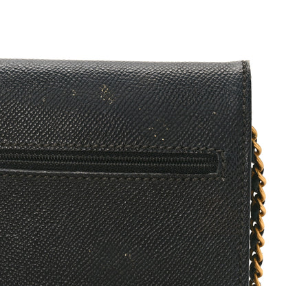 Chanel Caviar CC Wallet on Chain WOC Black 10 of 16