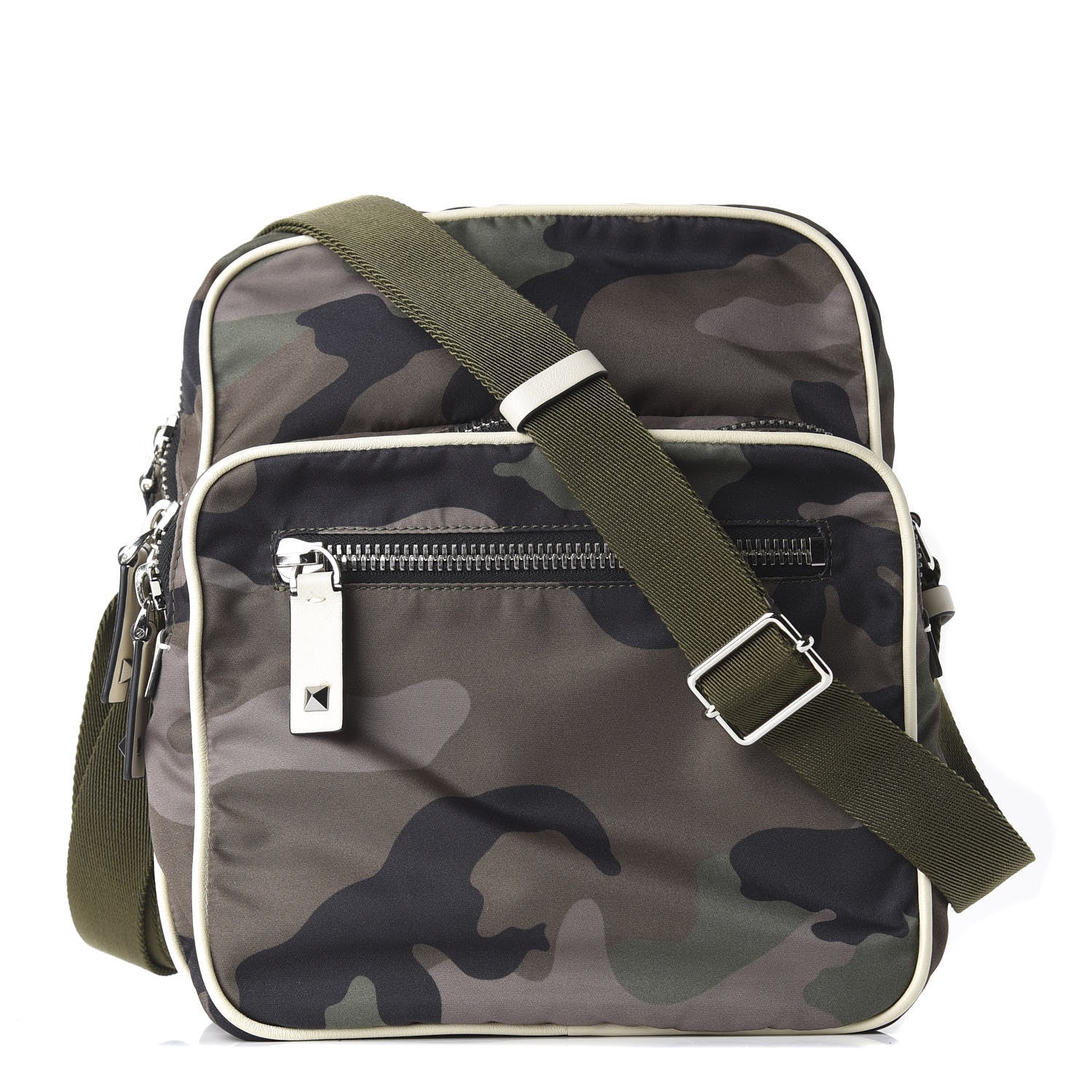 Valentino Garavani Nylon Camouflage Rockstud Crossbody Bag Multicolor 1 of 11