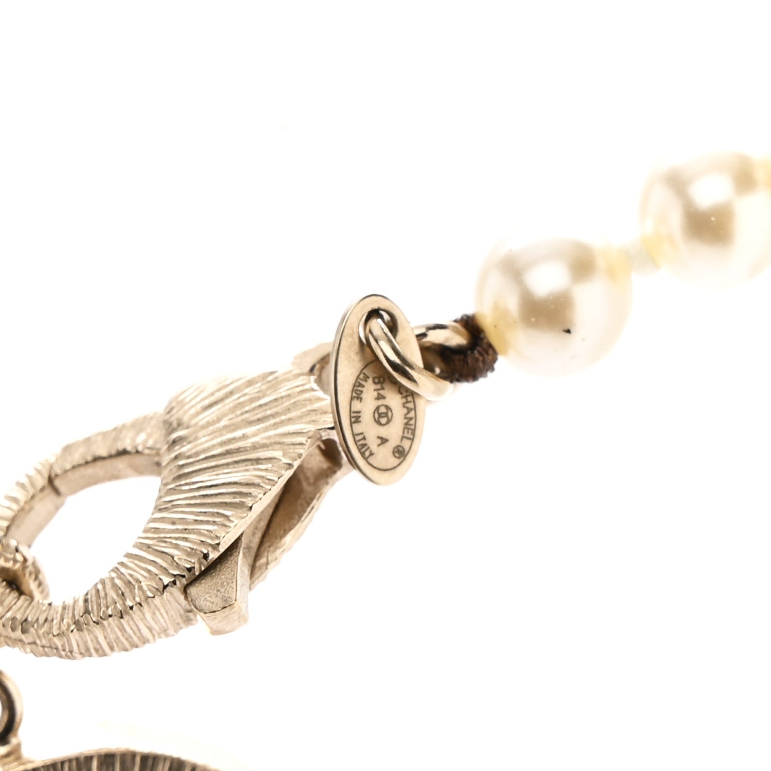 Chanel Graduated Pearl CC Long Necklace Gold 6 of 8