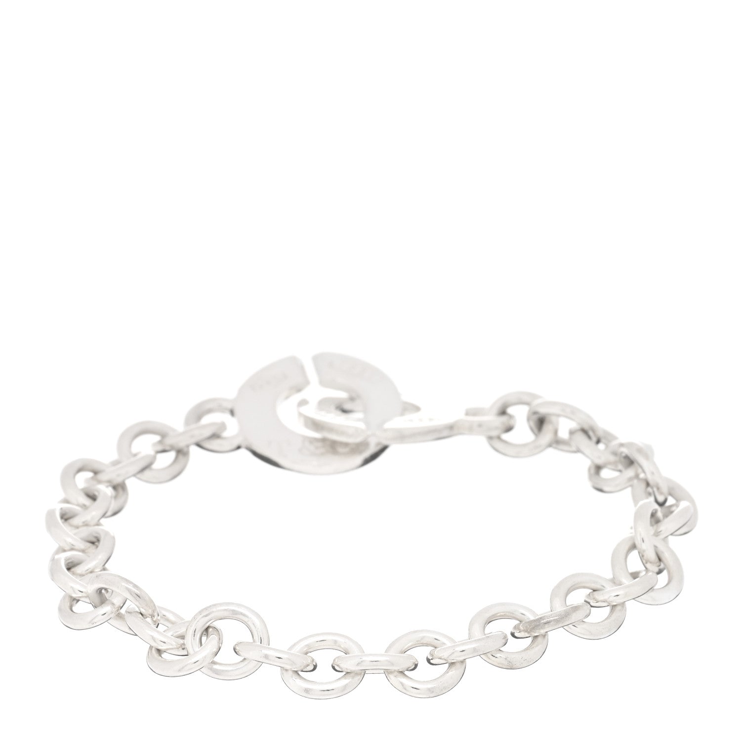 Tiffany Sterling Silver 1837 Circle Clasp Bracelet 2 of 3
