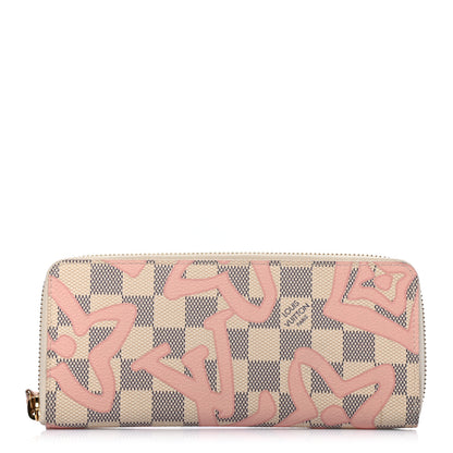 Louis Vuitton Damier Azur Tahitienne Clemence Wallet 1 of 7