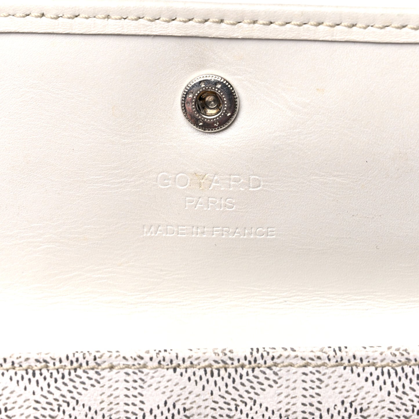 Goyardine Saint Louis PM White