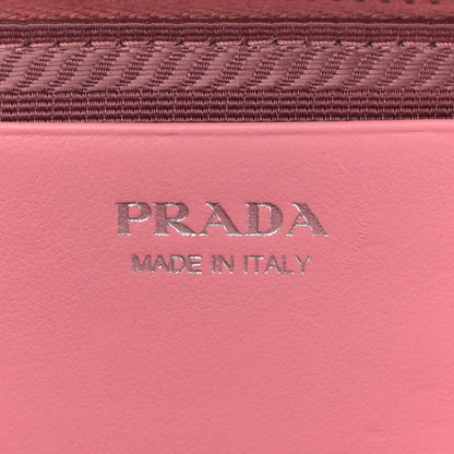Prada Saffiano Mini Triangle Crossbody Pouch Petalo 6 of 12