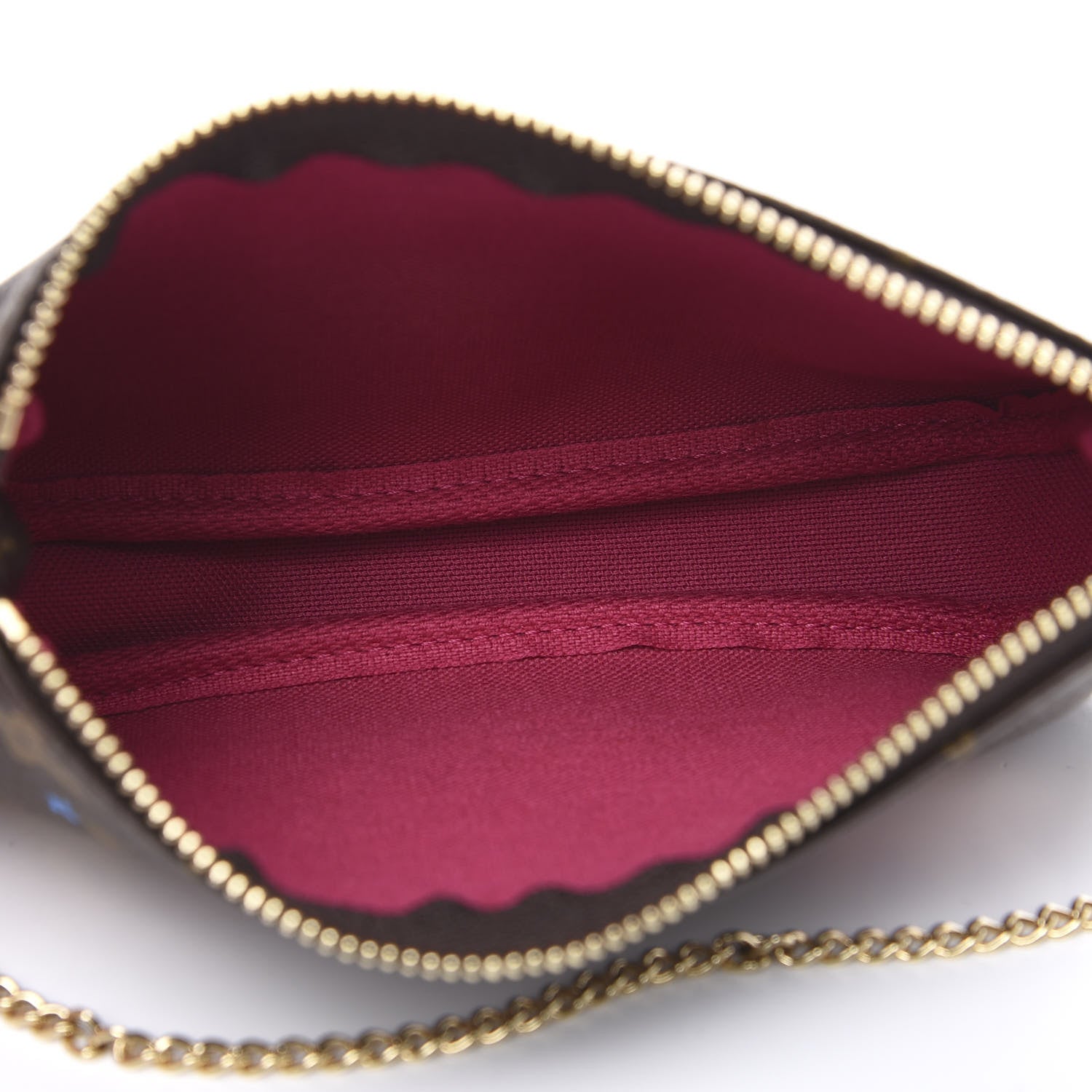 Louis Vuitton Monogram 2020 Christmas Animation Roller Coaster Mini Pochette Accessories Pivoine 4 of 8