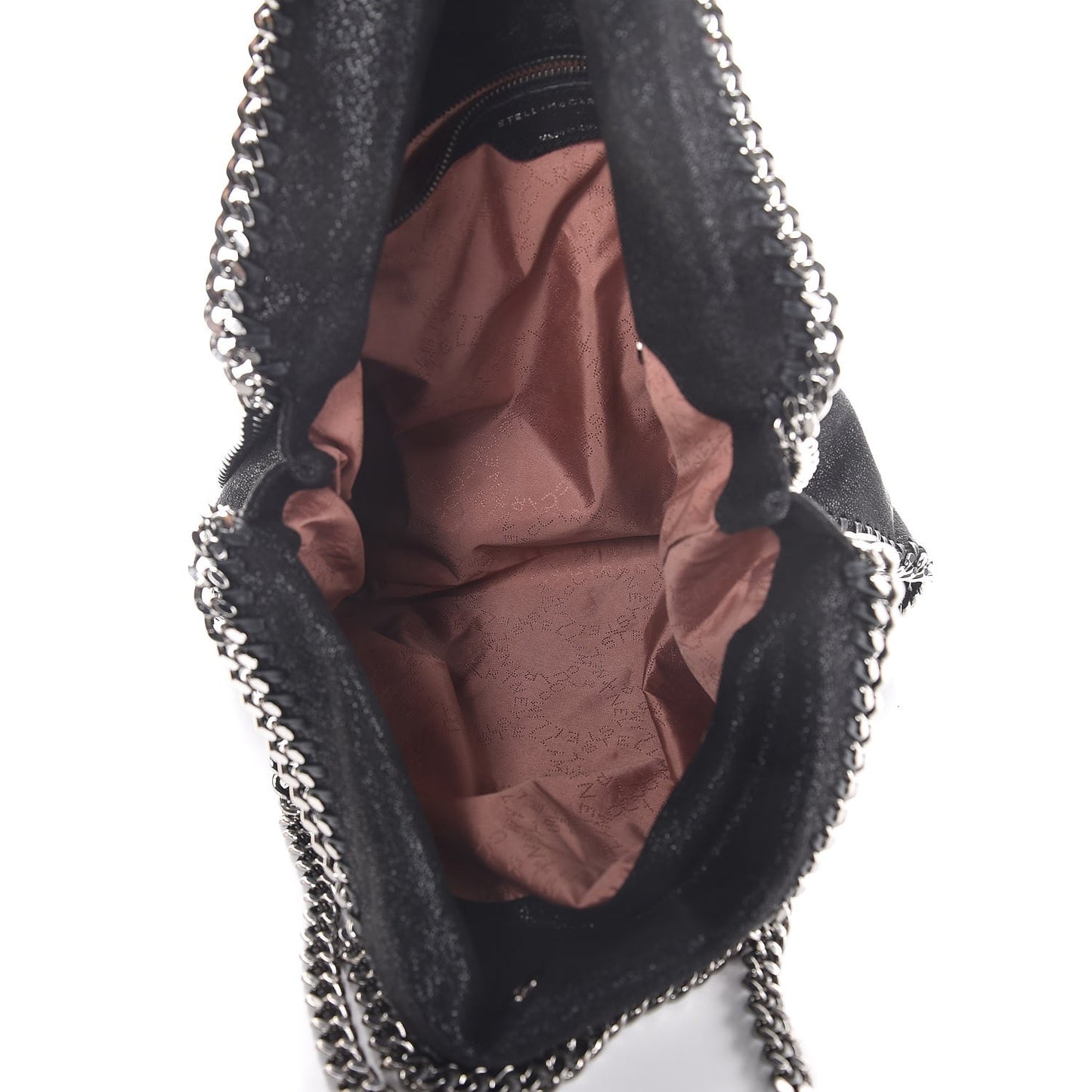 Shaggy Deer Falabella Fold Over Tote Black