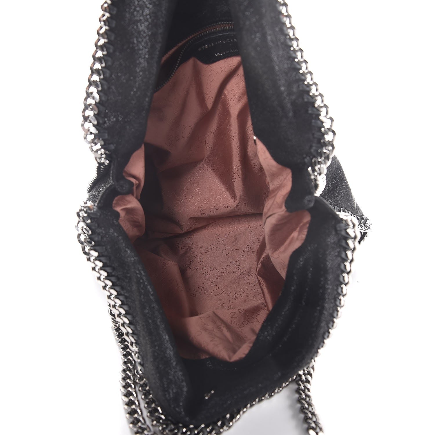Stella McCartney Shaggy Deer Falabella Fold Over Tote Black 5 of 7