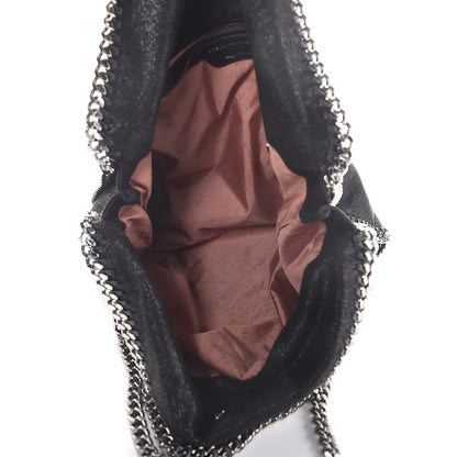 Stella McCartney Shaggy Deer Falabella Fold Over Tote Black 5 of 7