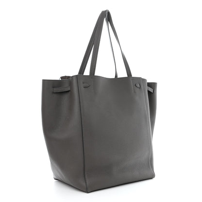 Celine Soft Grained Calfskin Small Belt Cabas Phantom Medium Grey 3 of 10
