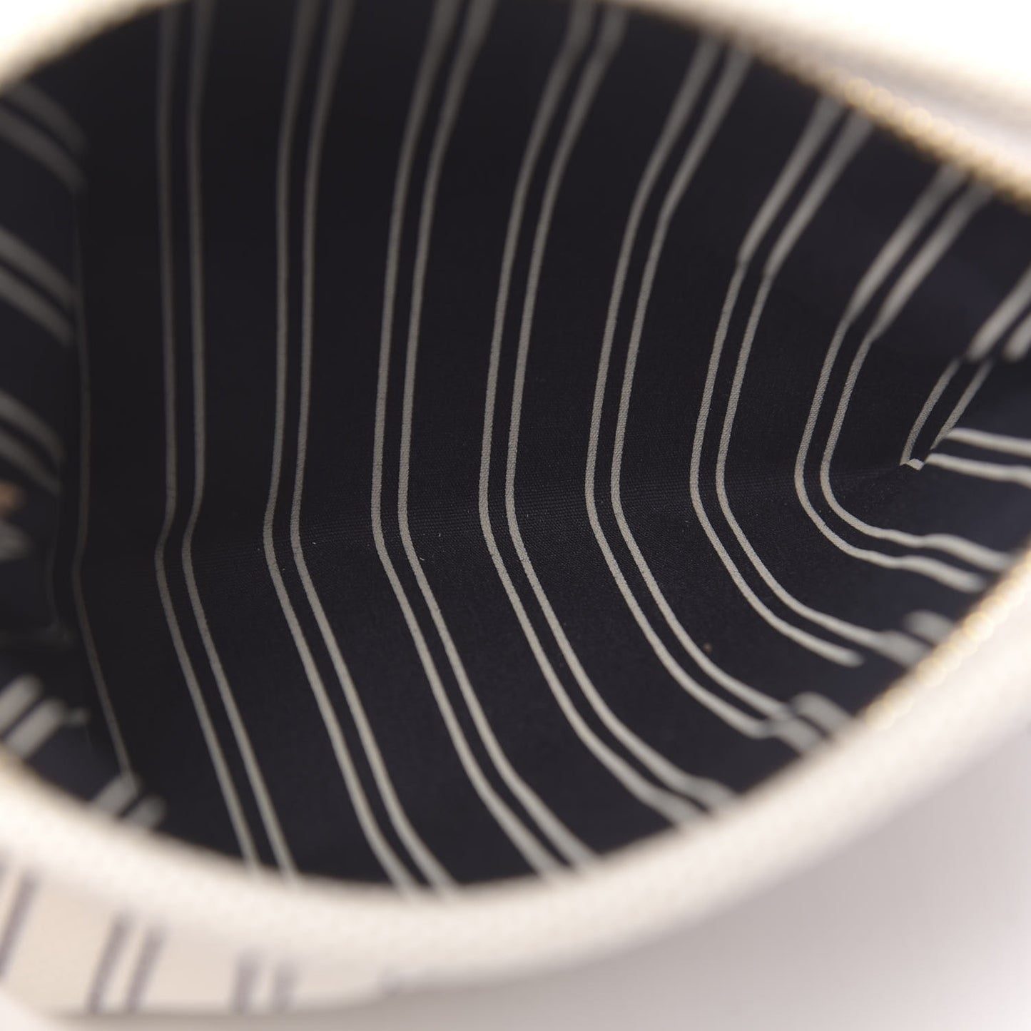 Toile Antigua Pochette Plate PM Navy Striped