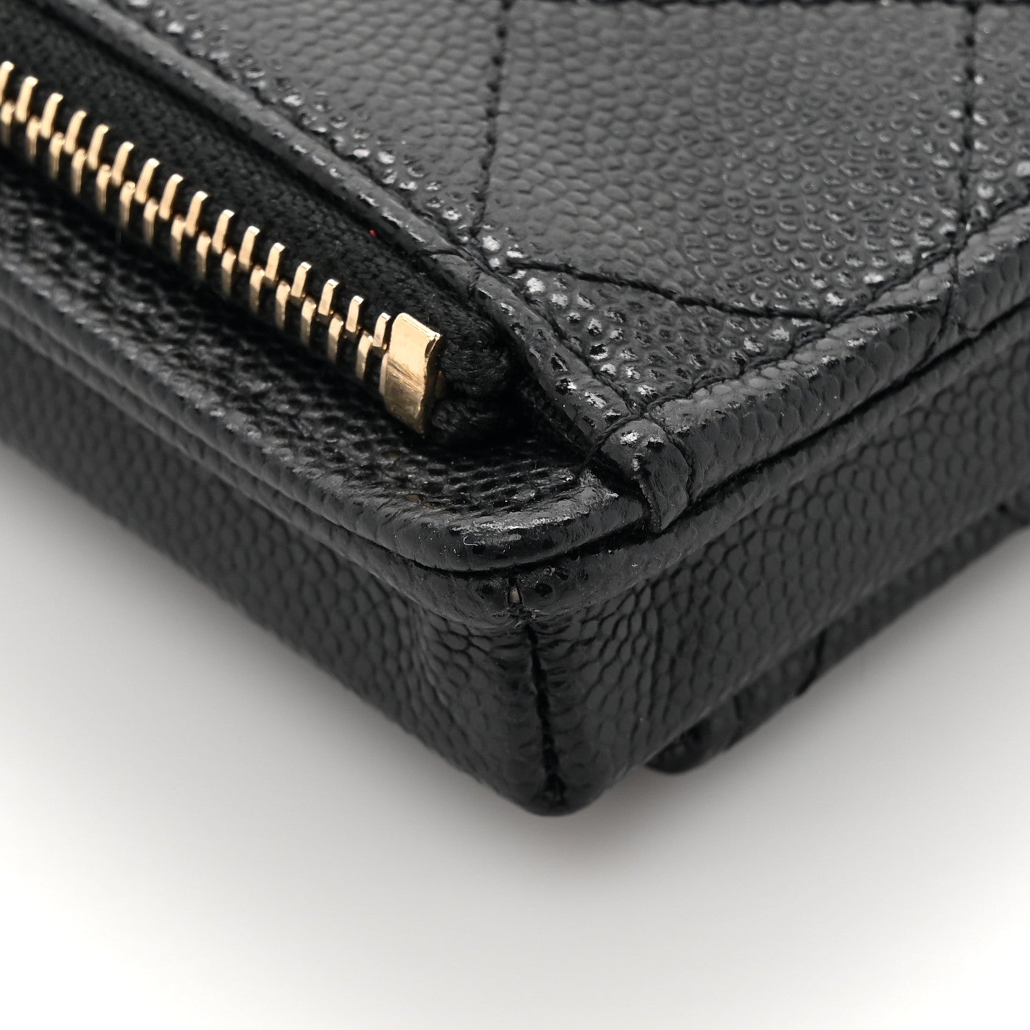 Chanel Caviar Quilted Zip Phone Case Black 12 of 12