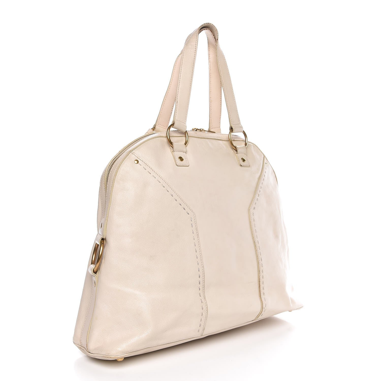 Saint Laurent Calfskin Oversized Muse Ivory 3 of 23