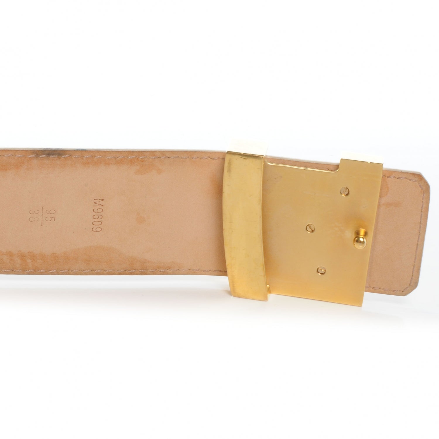Louis Vuitton Damier Azur LV Initiales Belt 95 38 4 of 6