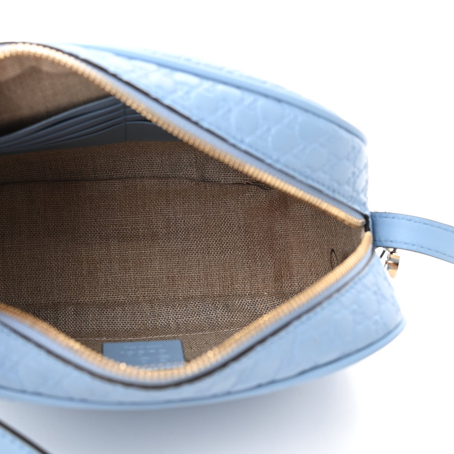 Microguccissima Mini Bree Messenger Bag Mineral Blue