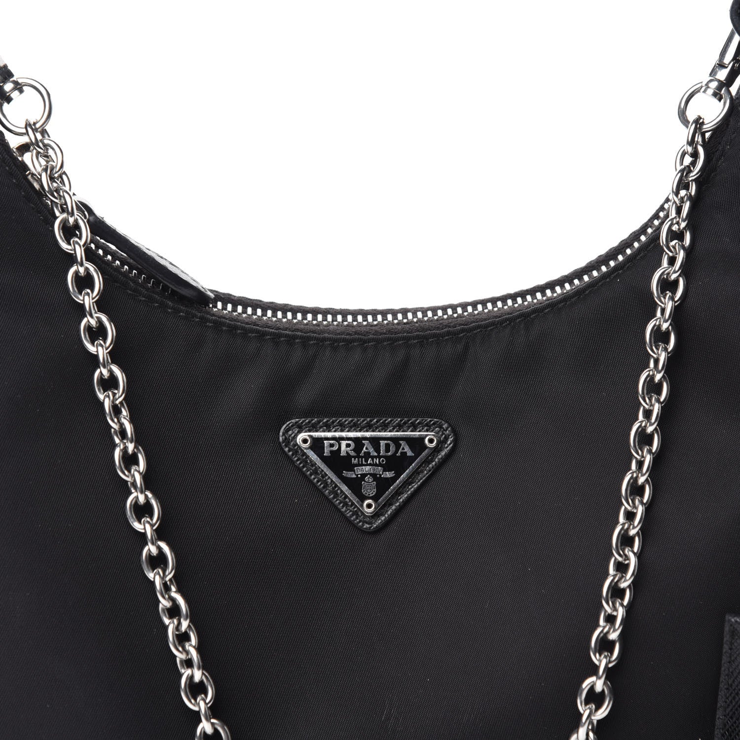 Prada Nylon Re-Edition 2005 Shoulder Bag Black 12 of 12