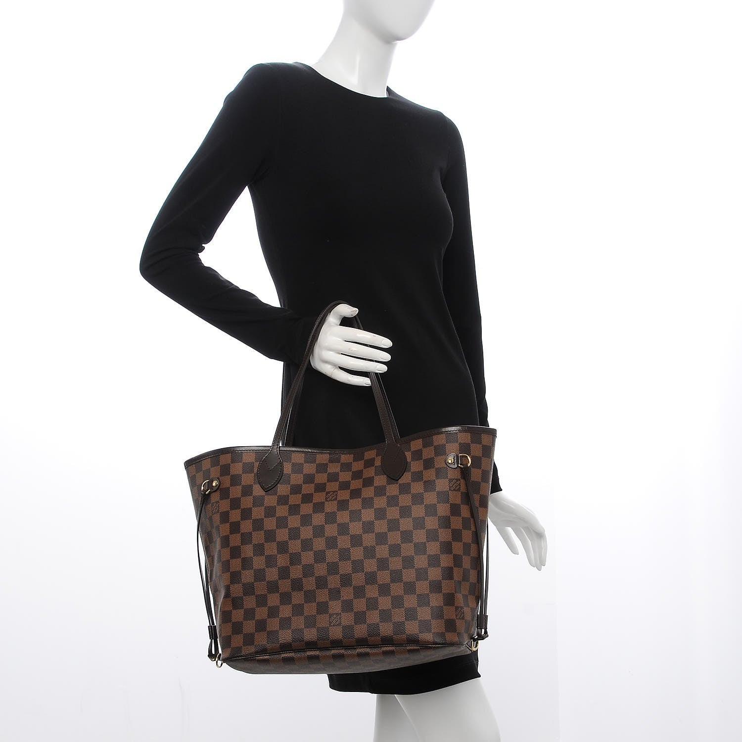 Louis Vuitton Damier Ebene Neo Neverfull MM 3 of 9