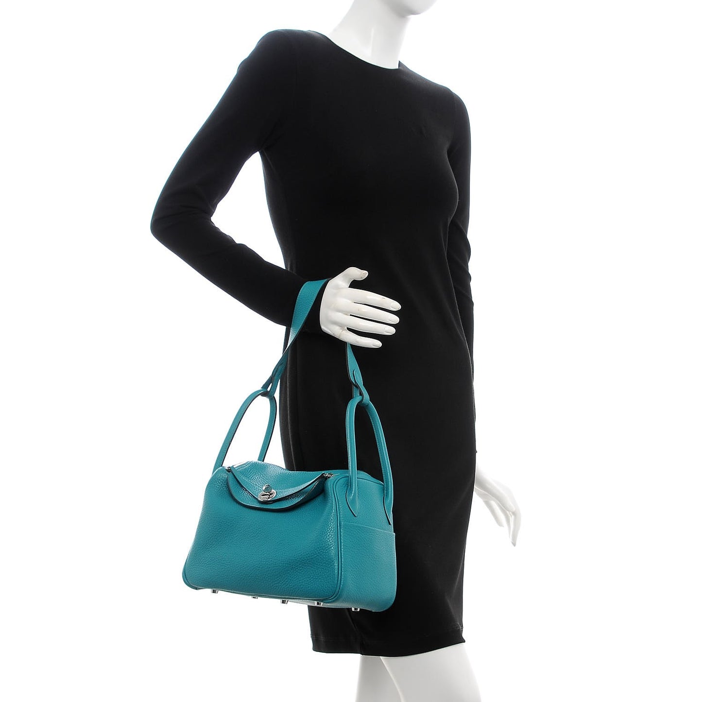 Taurillon Clemence Lindy 26 Bleu Paon