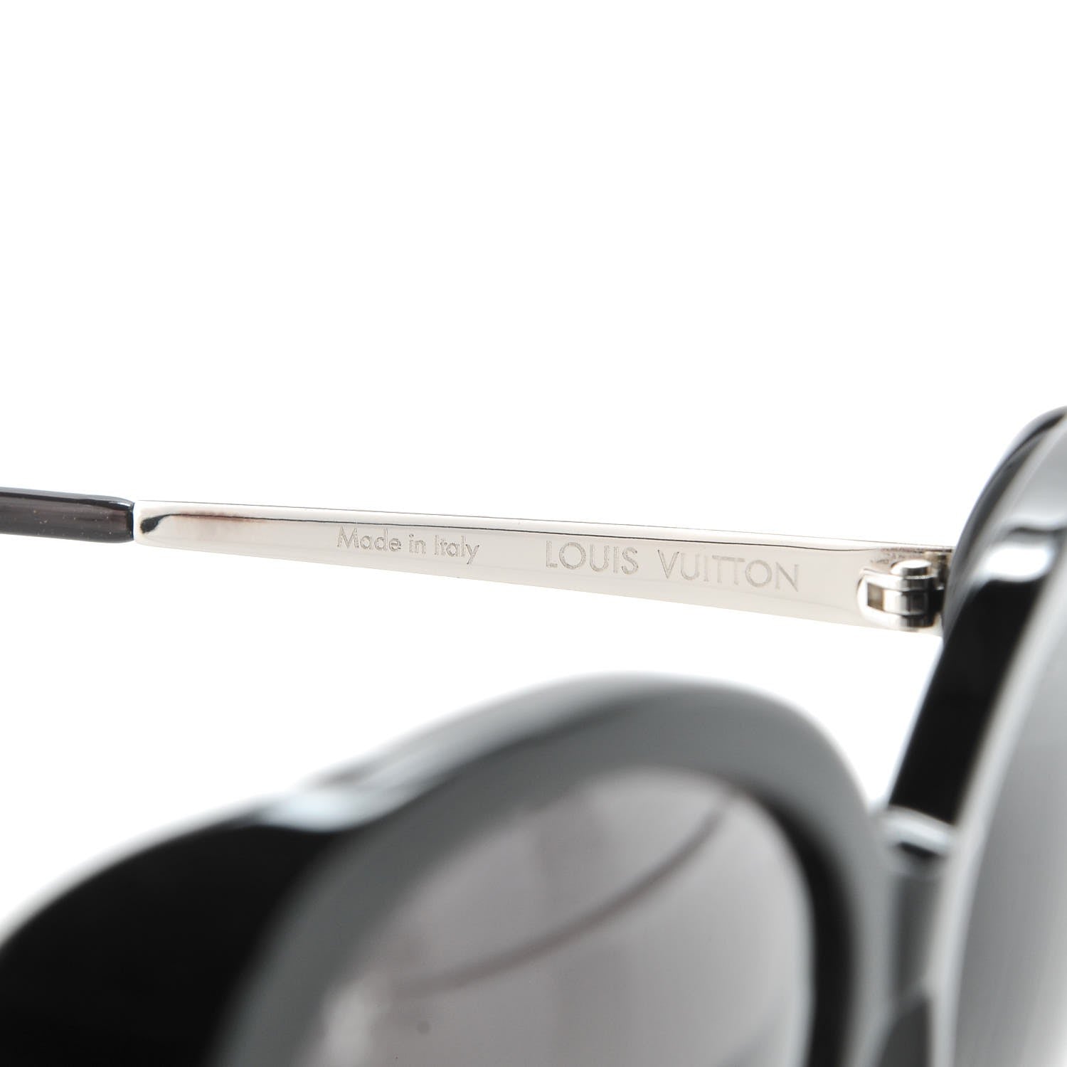 Louis Vuitton Acetate Bluebell Sunglasses Z0693W Black Glitter 6 of 7