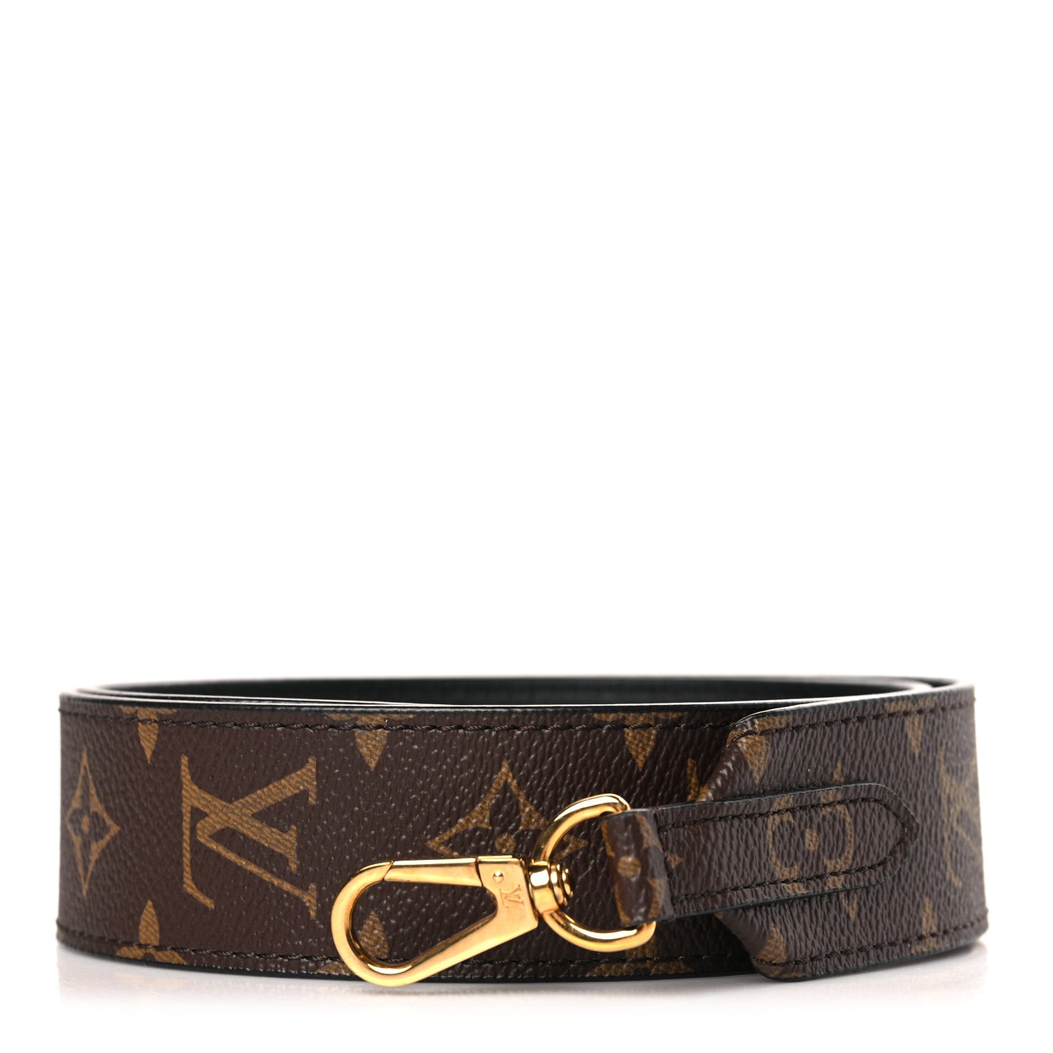Louis Vuitton Monogram Bandouliere Shoulder Strap XL Black 1 of 4