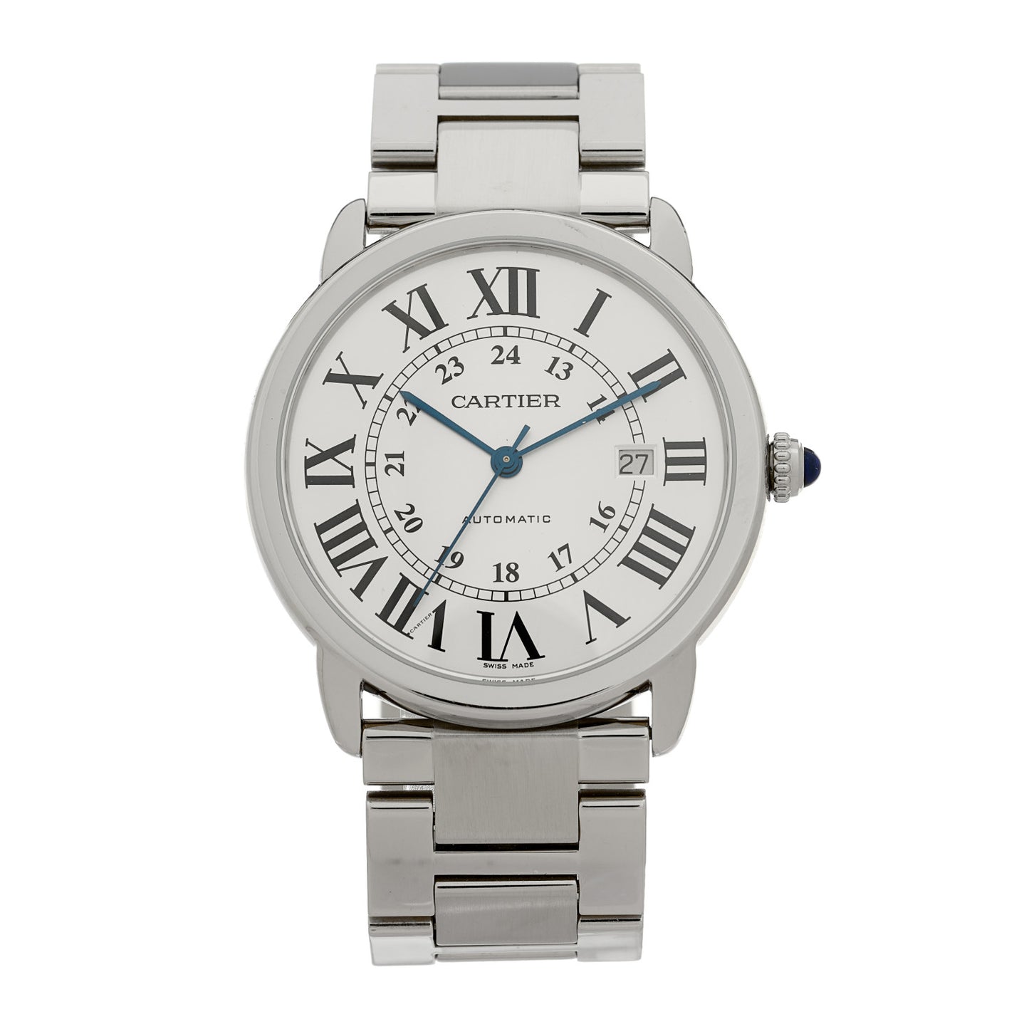 Stainless Steel 42mm Ronde Solo Automatic Watch