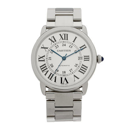 Cartier Stainless Steel 42mm Ronde Solo Automatic Watch 1 of 8