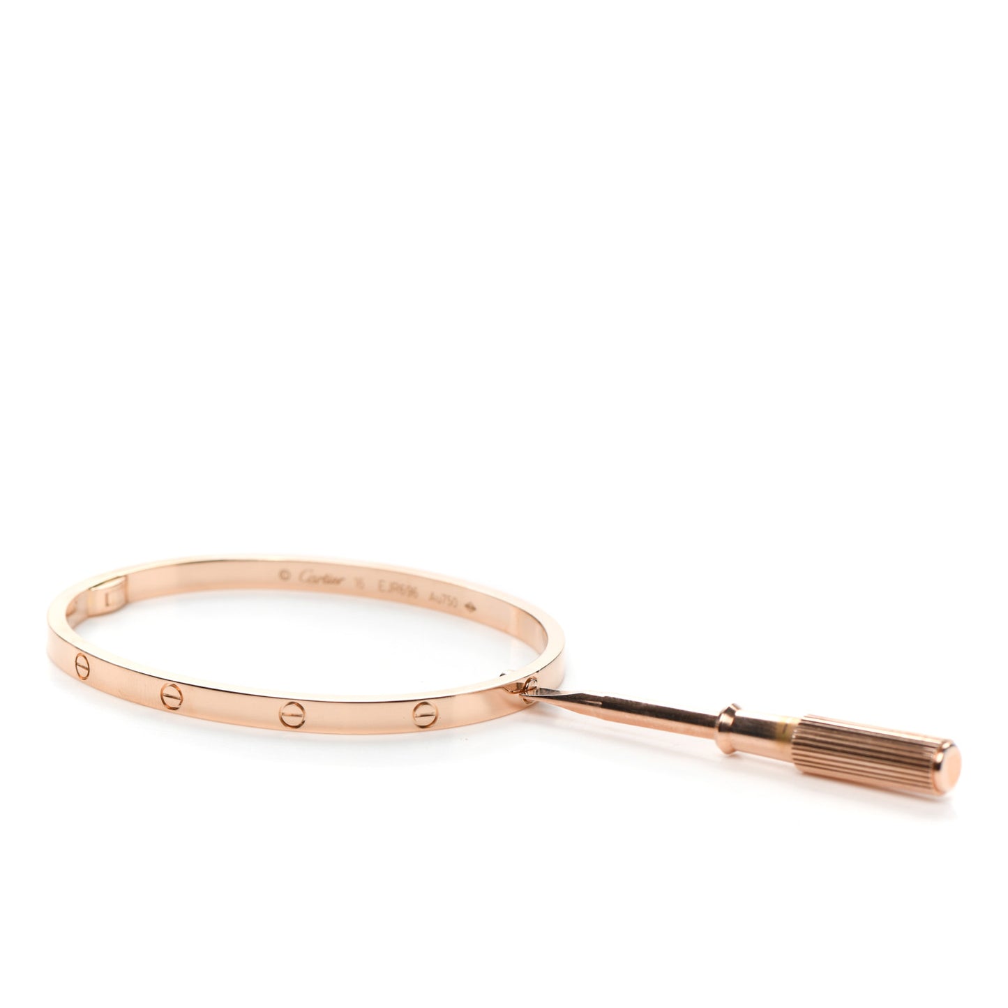 18K Pink Gold Small LOVE Bracelet 16