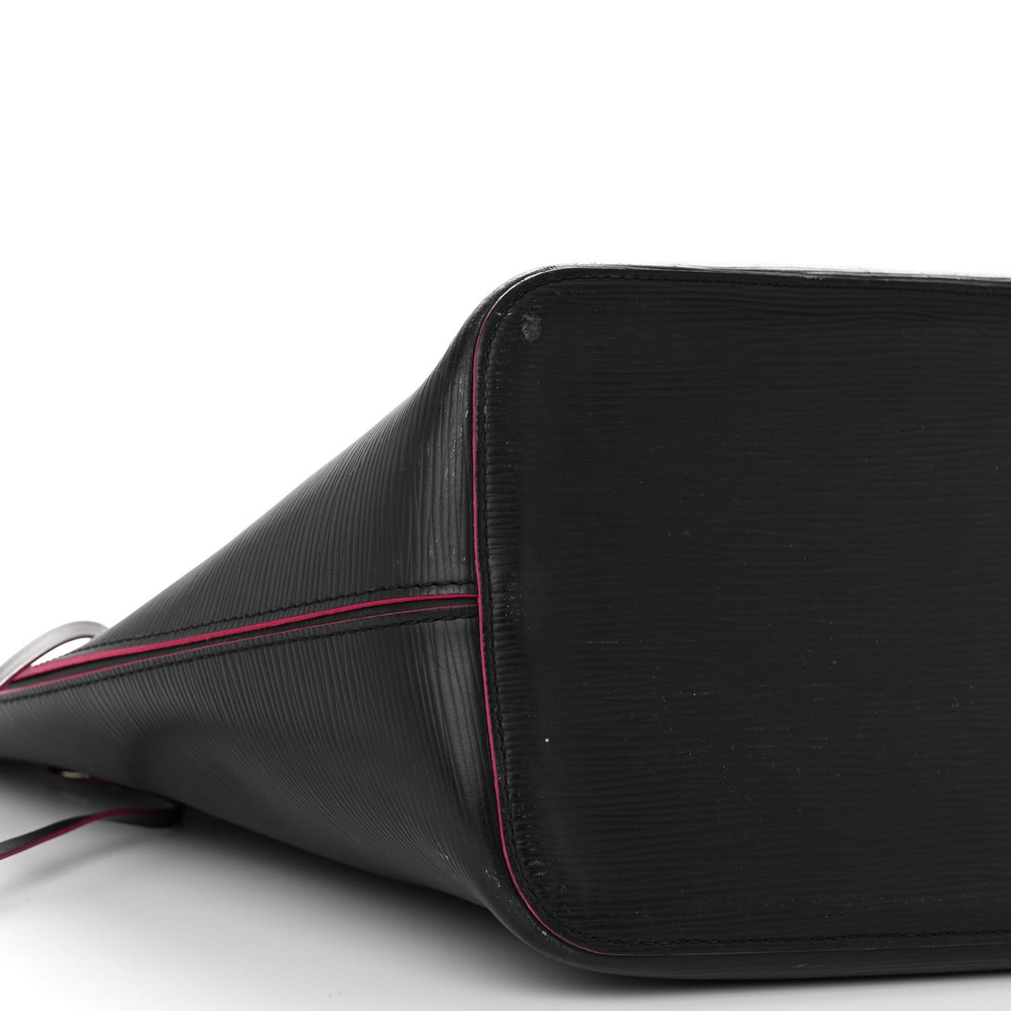 Epi Neverfull MM Black Hot Pink