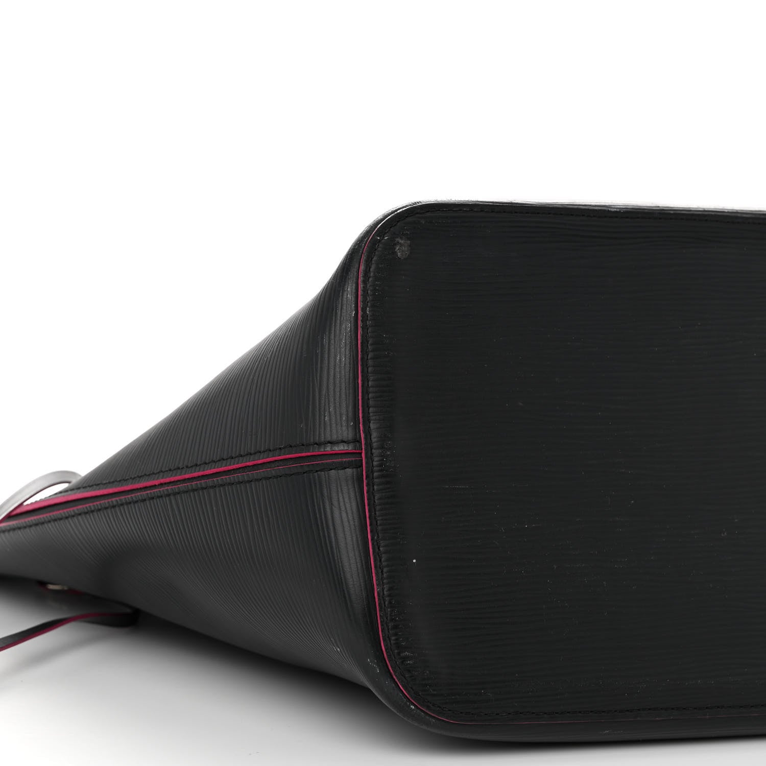 Louis Vuitton Epi Neverfull MM Black Hot Pink 10 of 16