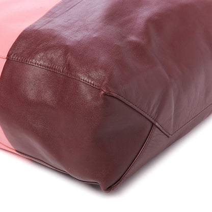 Celine Smooth Lambskin Vertical Bi-Cabas Pink Rust 5 of 8