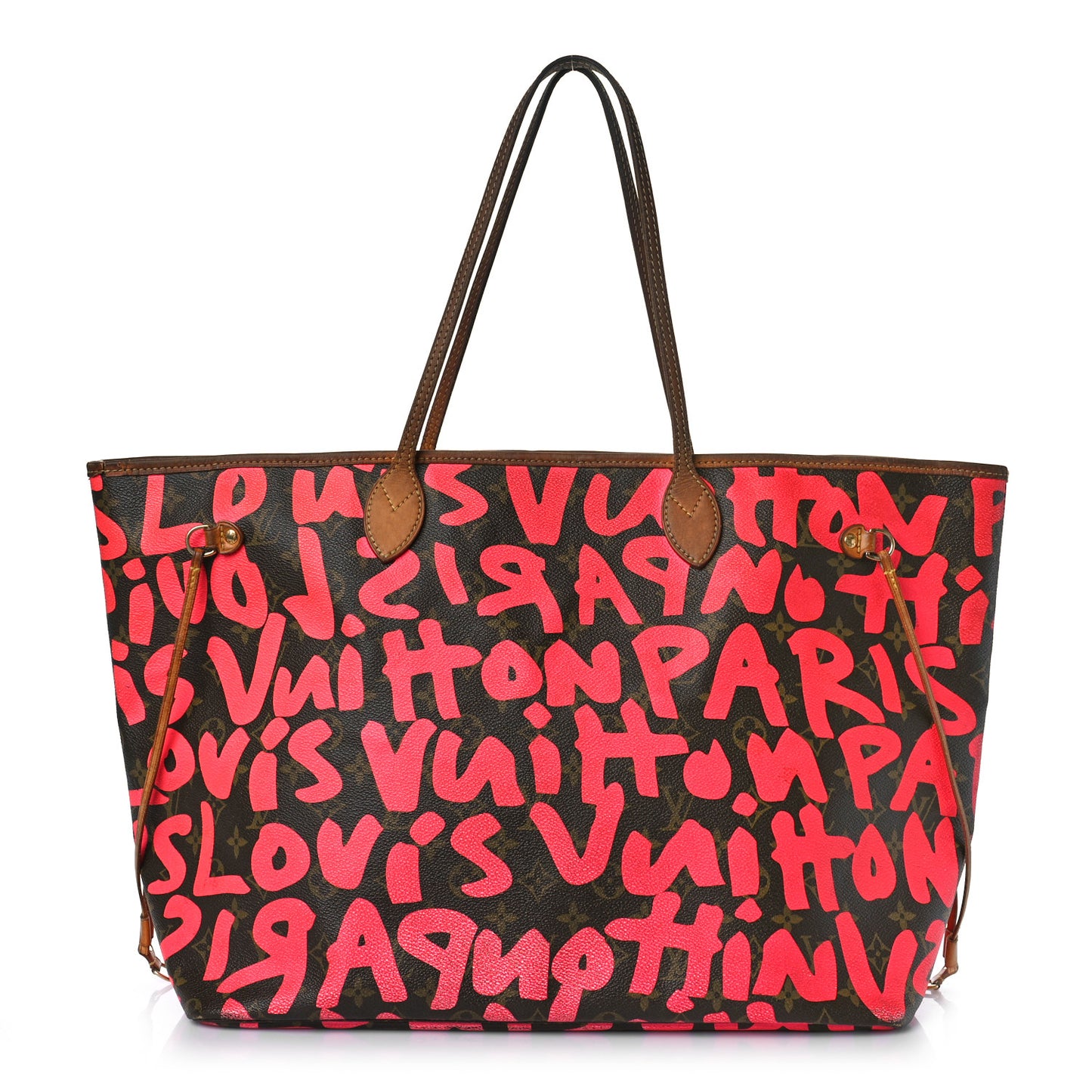 Monogram Graffiti Neverfull GM Fuchsia