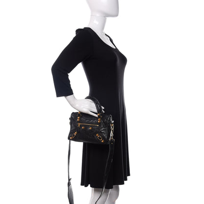 Balenciaga Agneau Giant 12 Gold Hardware Mini City Black 3 of 11
