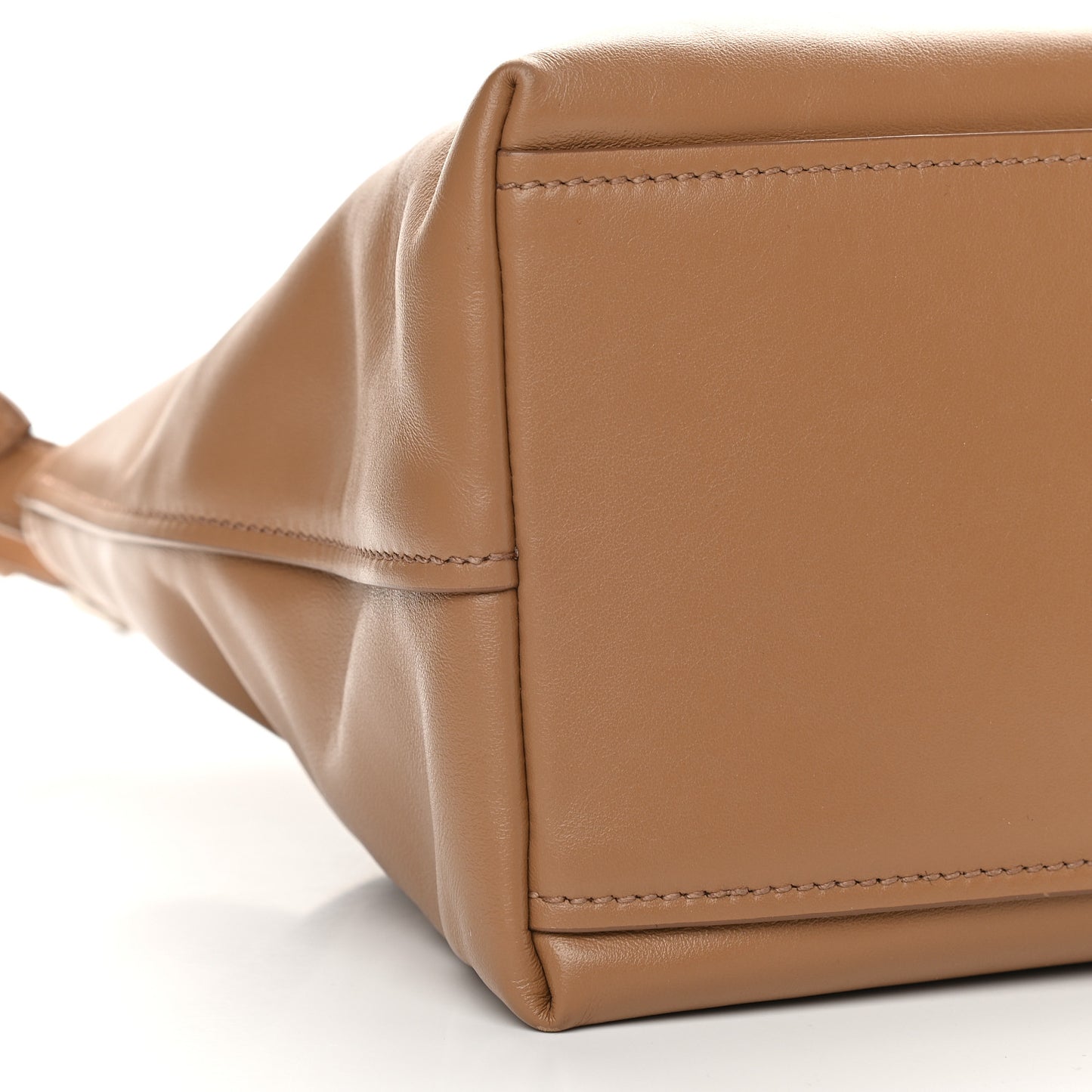 Soft Calf Chain Tote Caramel