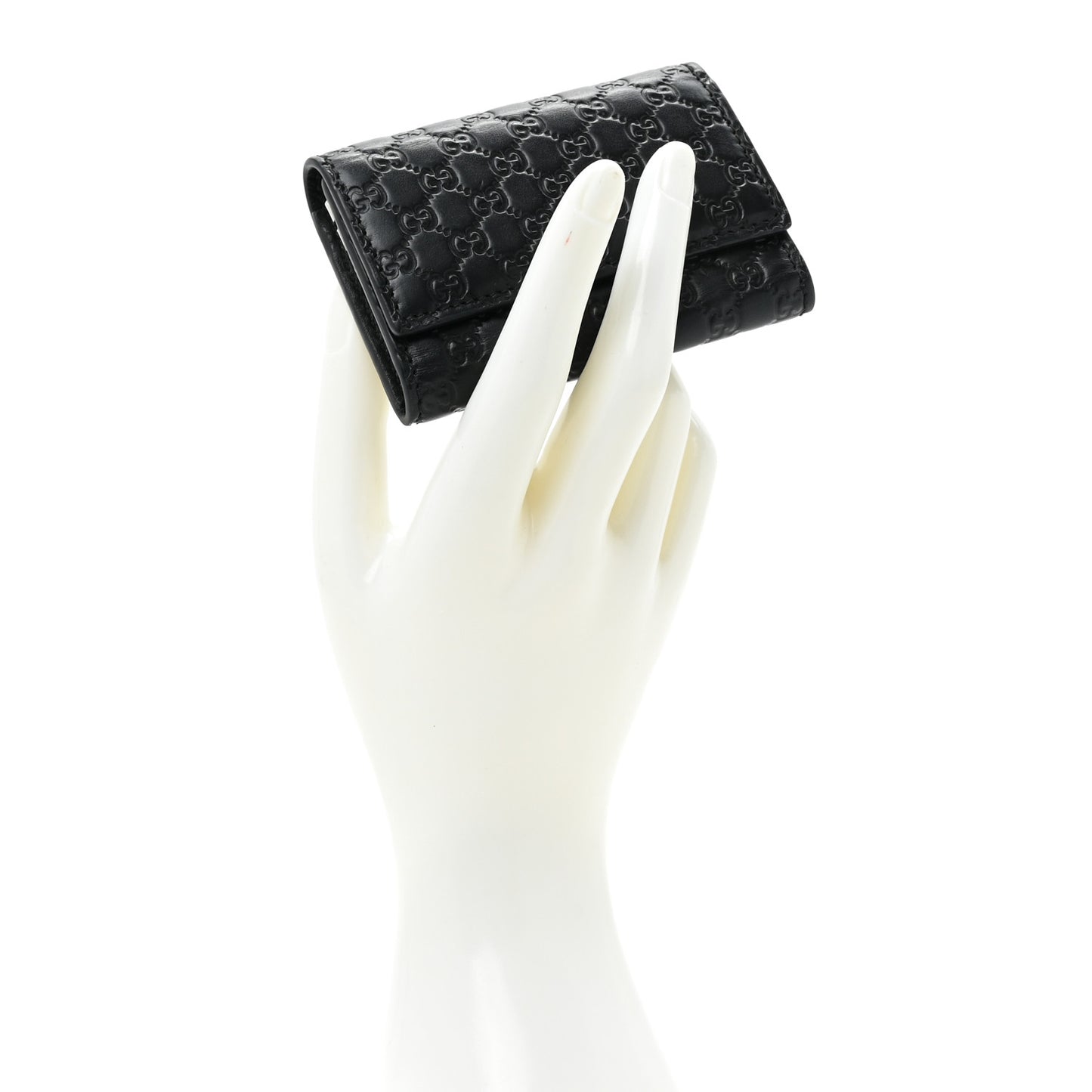 Microguccissima 6 Key Holder Case Black