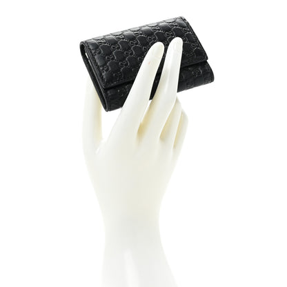 Gucci Microguccissima 6 Key Holder Case Black 2 of 10