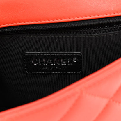 Chanel Lambskin Plexiglass Quilted Small Cuba Color Flap Red Multicolor 6 of 10