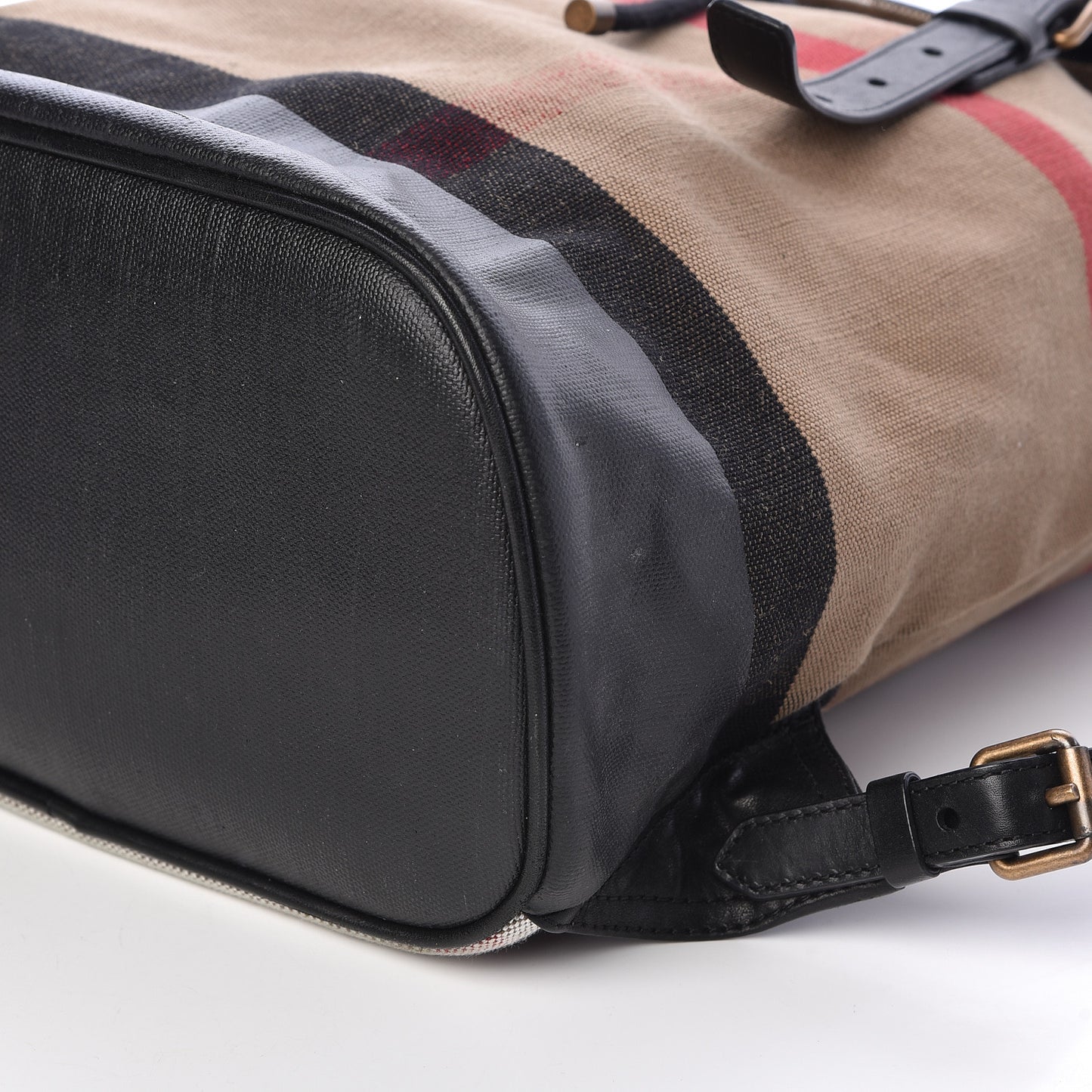 Canvas Mega Check Doran Backpack Black