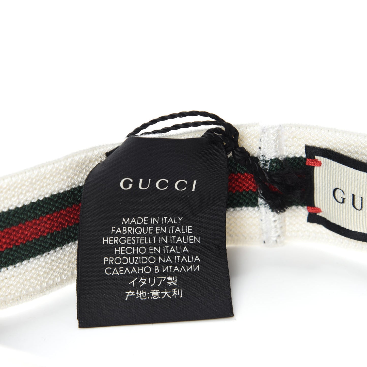 Viscose Elastic Web Headband White