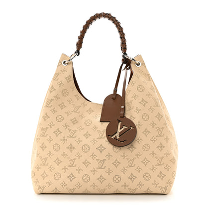 Louis Vuitton Mahina Carmel Hobo Creme 1 of 13