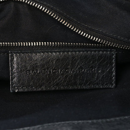 Balenciaga Agneau Giant 21 Silver Hardware Weekender Black 6 of 10