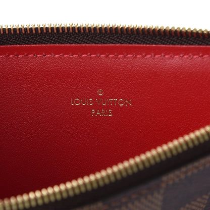 Louis Vuitton Damier Ebene Felicie Chain Wallet Zippered Insert 6 of 6