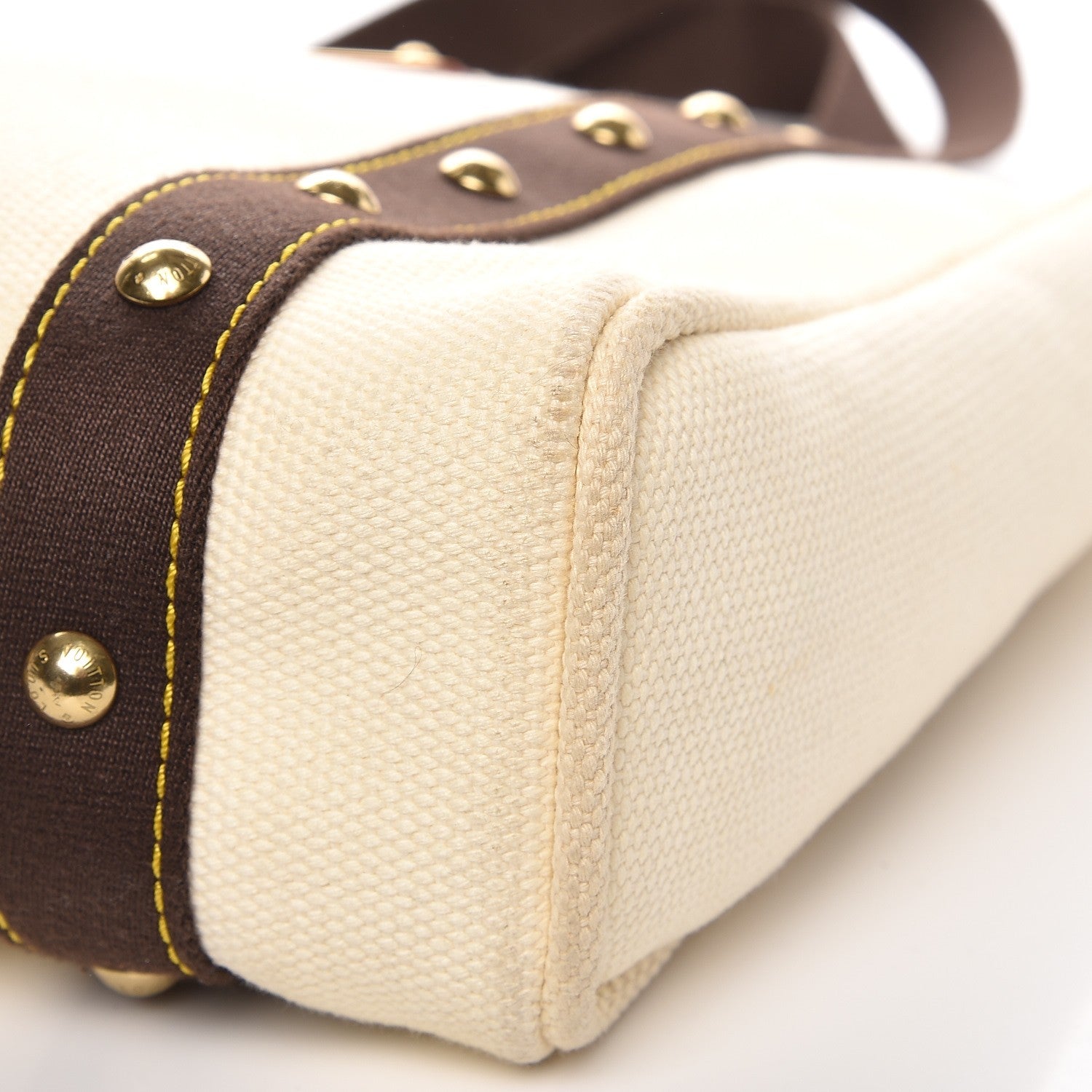 Louis Vuitton Toile Antigua Cabas MM White 9 of 9