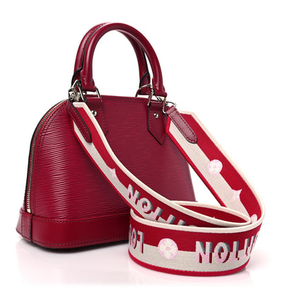Louis Vuitton Epi Jacquard Alma BB Raspberry 3 of 7
