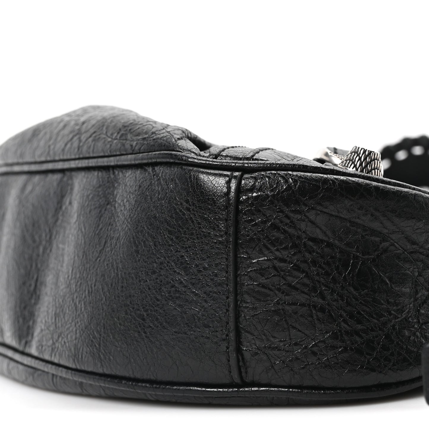 Agneau Arena Le Cagole Shoulder Bag XS Black